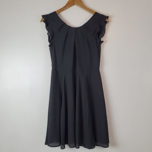 Express | lace back little black dress